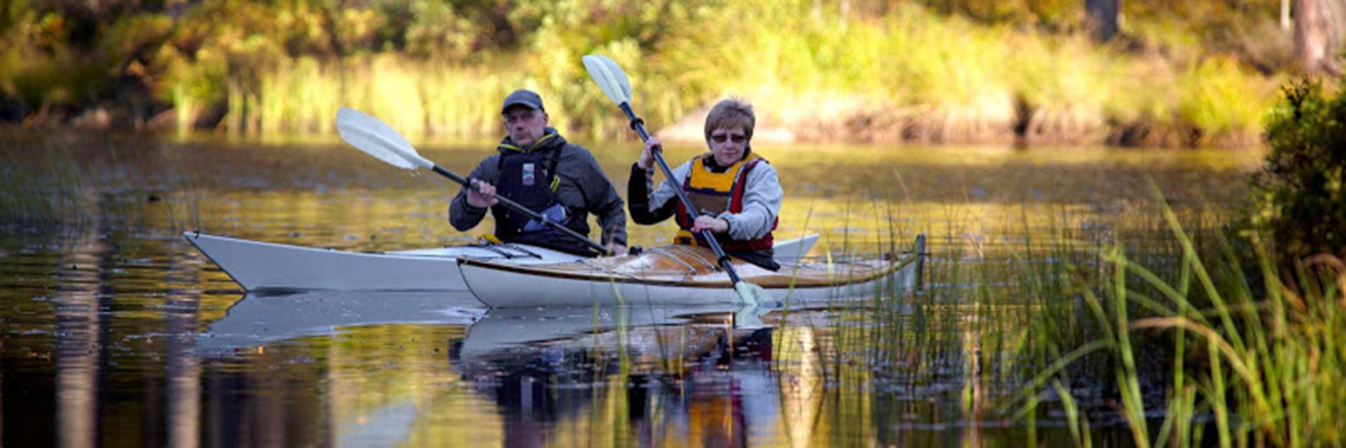 Outdoor adventure with the kayak